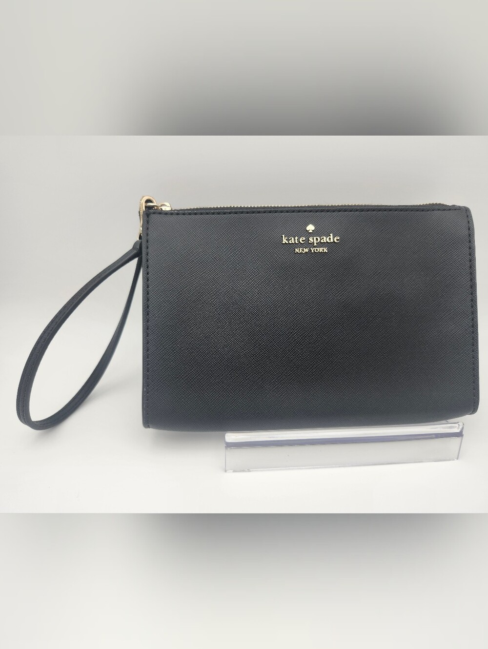 kate spade Black Leather Wristlet